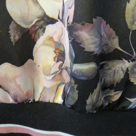 FROCK IN HEELS - floral bomber style jacket - size med - Picture 7 of 8